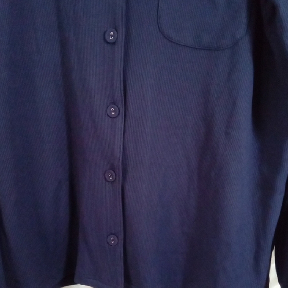 Classic Navy Women's Cardigan - Picture 4 of 6
